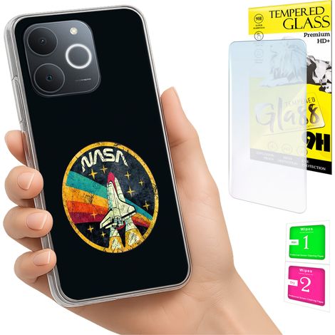 Custodia per Realme Note 70T con cover fotografica e vetro temperato 9H. (1/5)