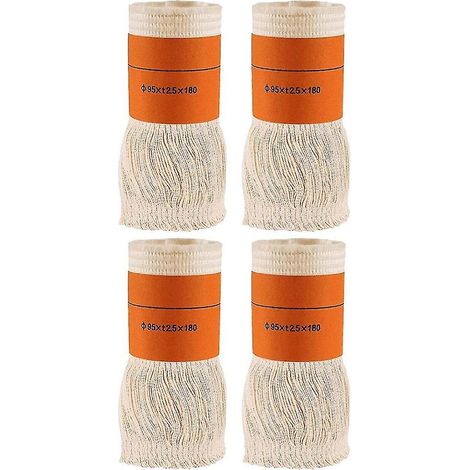 Lot de 4 mèches pour poêle à pétrole pour usage intérieur, mèches pour chauffage au pétrole, remplacement W (1/3)