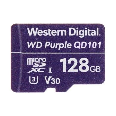 Tarjeta memoria WD Purple MicroSDXC 128 GB 100 MB/s 60 MB/s
