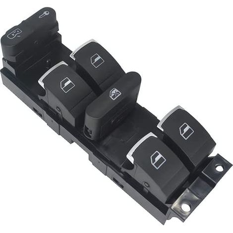 Interrupteur de lève-vitre Golf MK4 compatible avec les boutons de réglage de lève-vitre Jetta, Cadillac, Passat 1J4959857 3BD959857 (1/5)
