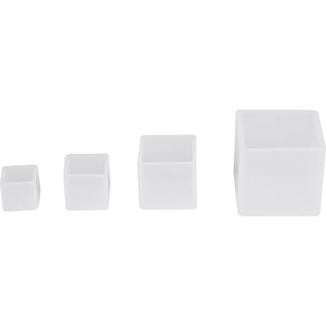 4 Moules en Silicone Carrés pour Résine Époxy - Tailles Variées - Idéal pour DIY et Artisanat (1/5)