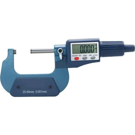 Micromètre numérique 25-50mm, micromètres électroniques 0.001 Mm, jauge à Pied avec boîte de Vente détail, micromètre extérieur (1/5)