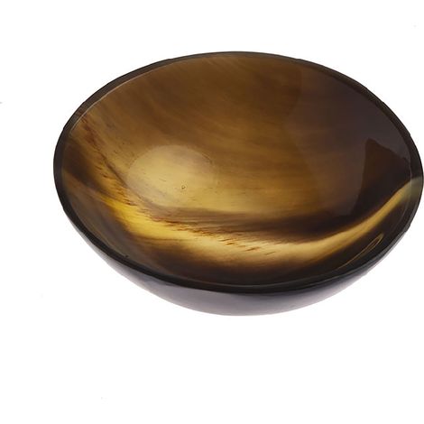 Petit Bol Rond en Sabot Naturel - 6.5cm - Bol Artisanale Unique pour Condiments et Sauces - Finition Naturelle et Nuances Authentiques (1/2)