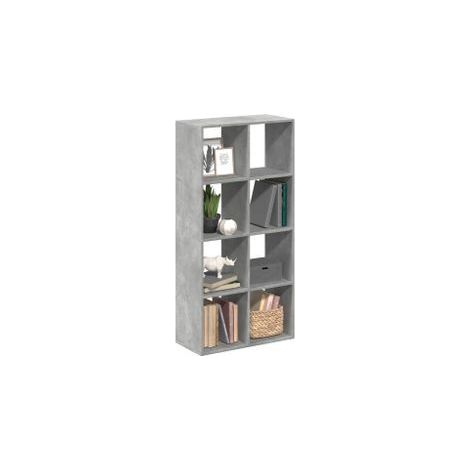 Étagère séparatrice de pièce gris béton 69,5x29x137,5 (1/5)