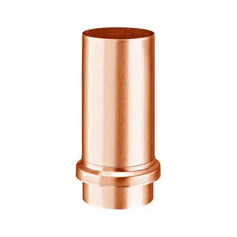 GRÖMO® Kupfer Schiebemuffe ø76 mit Standrohrkappe, 60735 (1/2)
