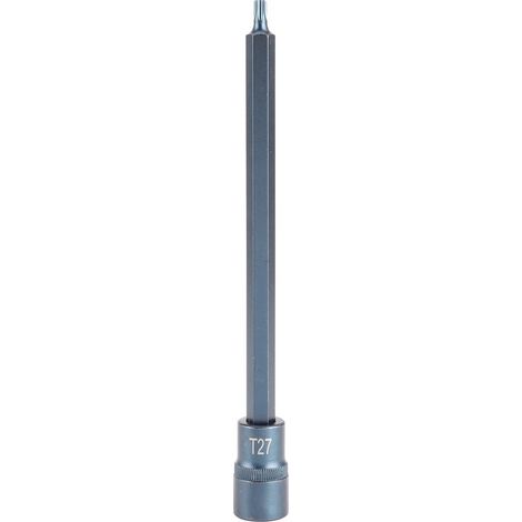 Embout de tournevis en étoile T27 douille carrée 1/2 pouce, outil de quincaillerie en acier allié S2 pour clé à chocs (1/5)