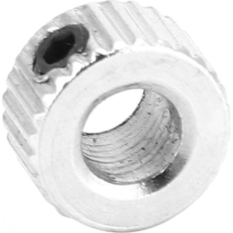 Lot de 10 bagues de serrage d'arbre en ferronickel électroplaqué, 5,1 mm (1/5)