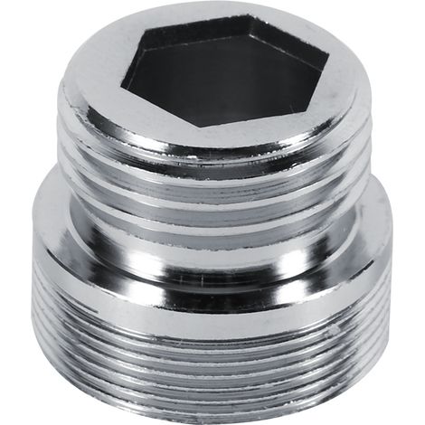 Adaptateur d'aérateur de robinet de cuisine en cuivre 22mm 24mm G1/2 pour purificateur d'eau (1/2)