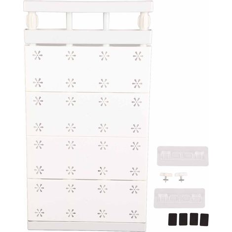 Séparateurs d'armoire extensibles pour organisation, longueur réglable 48-80 cm sans perçage