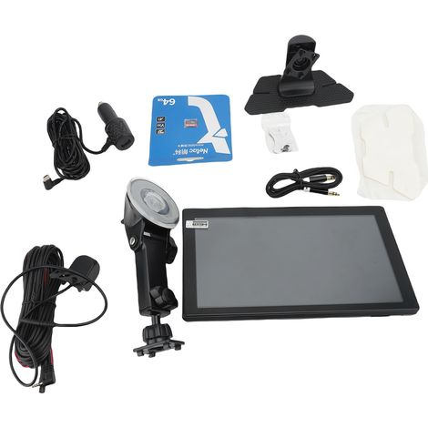 Écran voiture portable 9 pouces CarPlay Android Auto – Dashcam 4K caméra recul 1080P Bluetooth FM navigation tous véhicules (1/2)