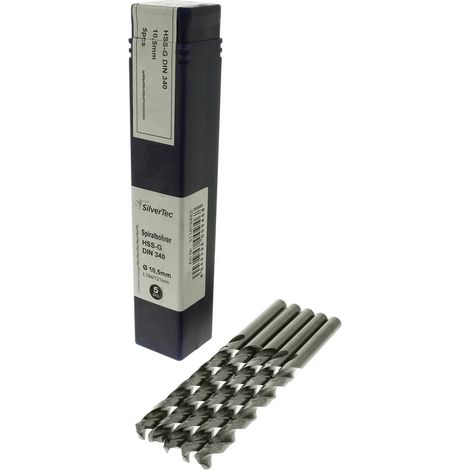 Foret HSS-G 10,5 mm pour acier