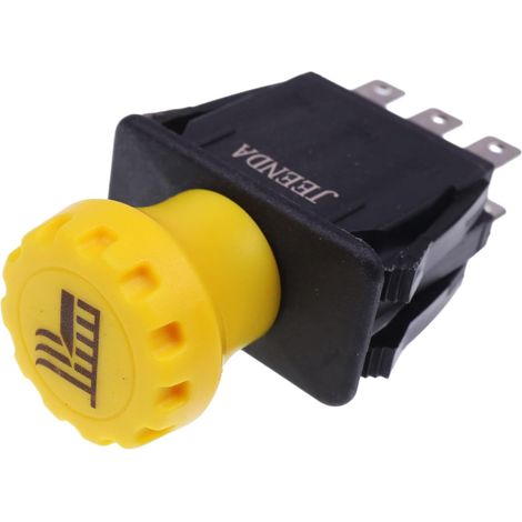 Interruptor PTO compatible con John Deere AM131966 AM119139, repuesto robusto para tractores cortacésped series L D LA – Ideal para el mantenimiento del jardín (1/5)