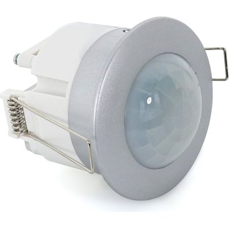Détecteur de mouvement PIR encastrable 360º Argent - Ledme - LM9017 (1/4)