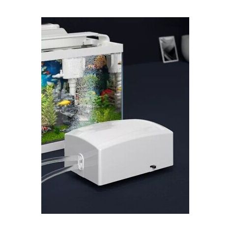 Pompa esterna acquario ossigenatore acqua ricircolo movimento 3.5L/MIN AP-970 (1/3)