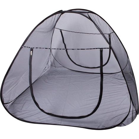 Pop-UP Grande moustiquaire pour lit Double, Filet de Camping, Anti-Insectes, Filet de lit, 180 x 200 cm, Anthracite (1/5)
