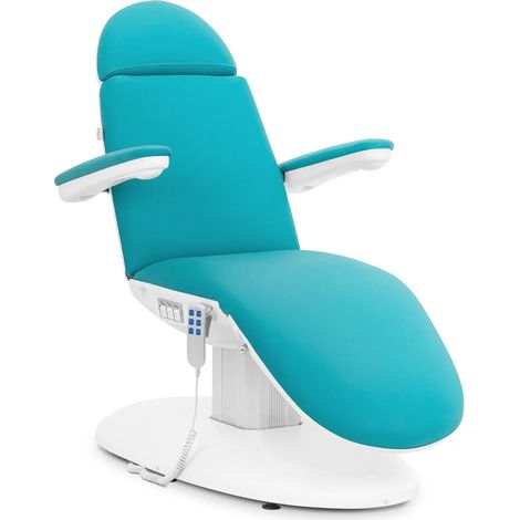 Sillón de belleza 300 vatios 3 motores 175 kg azul PU contrachapado acero azul 140009000