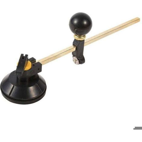 Coupe-Verre Circulaire - Compas Réglable Diamètre Max 40 Cm - Ventouse Centrale Pour Précision - Verre Et Plexiglas - 1 Pièce (1/5)