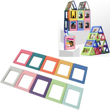 Allecto plus – Magnetische Bilderrahmen für Kühlschrank, Spind, Büro – 10er-Set (1/5)