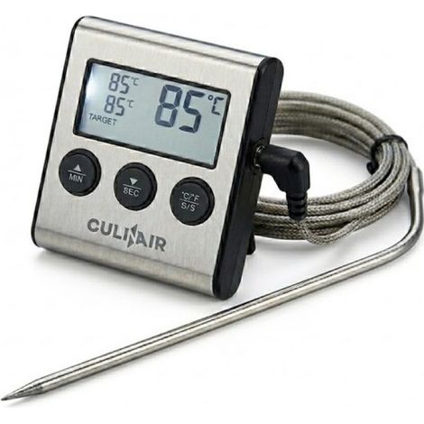 Digitales Thermometer – Fleischthermometer – Küchenthermometer – Grillthermometer – Ofenthermometer – Zuckerthermometer – Edelstahlsonde – LCD-Bildschirm (1/4)