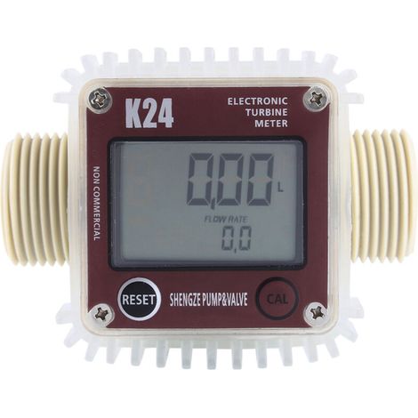 Compteur de Débit Diesel Numérique pour Liquides - Turbine Pro K24 (2 Couleurs)
