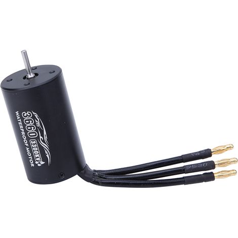 RC Part 3660 3300KV Moteur Brushless Classique 4 Pôles Interne Tour 3.175mm Noir Non Inductif (1/5)