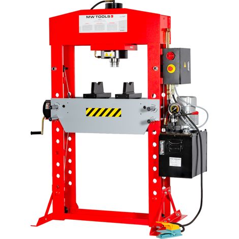 Presse d'atelier électro-hydraulique 75 t avec cylindre mobile 3x400V MW Tools PEH75 (1/5)