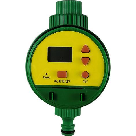 Automatic Watering Timer, Irrigation Timer with ABS LCD Display, Smart Irrigation System Controller for Lawn Sprinkler, Greenhouse and More (1/5)