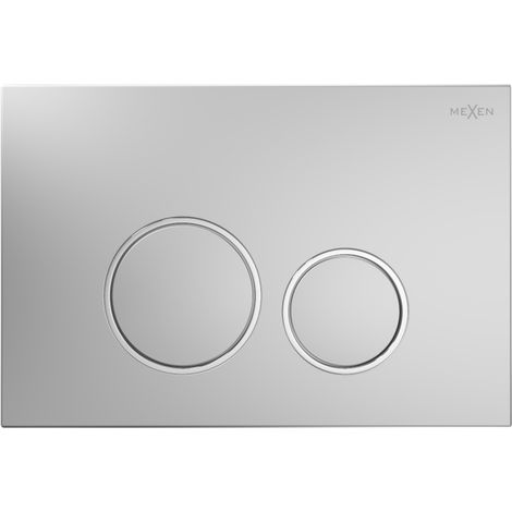 Mexen Fenix Air 05 bouton de chasse pneumatique, chromé mat - 6A0502 (1/4)
