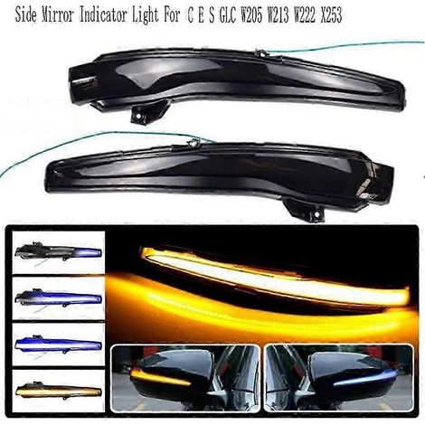 Dynamischer Blinker mit sequenzieller Seitenblinkeranzeige, kompatibel mit Mercedes-Benz CES GLC W205 W213 W222 X253-JXLGV (1/5)