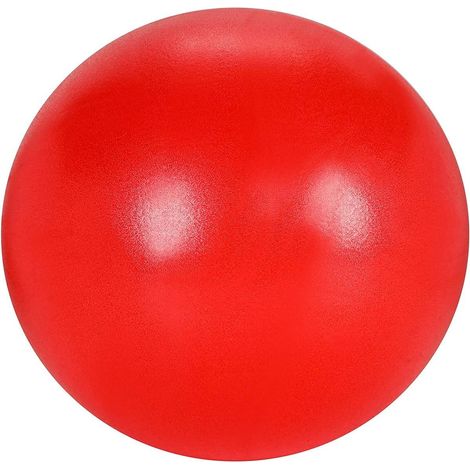 Ballon de Pilates souple de 23 à 25 cm avec paille gonflable pour le Pilates, le yoga, l'entraînement complet du corps et l'équilibre à domicile (1/4)