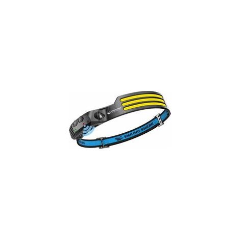Linterna frontal, gran angular de 230°, 3 tiras de luz LED blancas, recargable, con sensor de movimiento, resistente al agua para acampar y hacer senderismo, linterna frontal LED para camping.