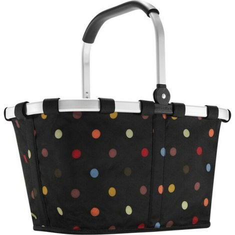 reisenthel carrybag - Robusta Cesta de la Compra con Mucho Espacio de Almacenamiento y práctico Bolsillo Interior, diseño Elegante y Repelente al Agua, en Puntos