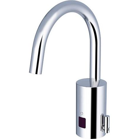 Mitigeur de lavabo Iqua loopino G10, mélangé, chromé, réseau sans vidage (1/3)