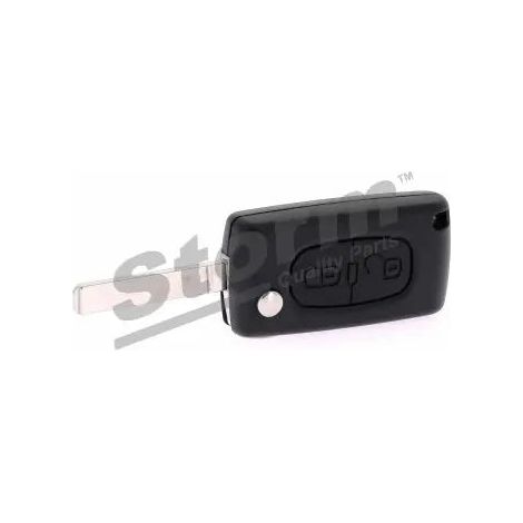Coque de clé compatible Citroën, Peugeot, Fiat 407/308/307/107 (1/5)