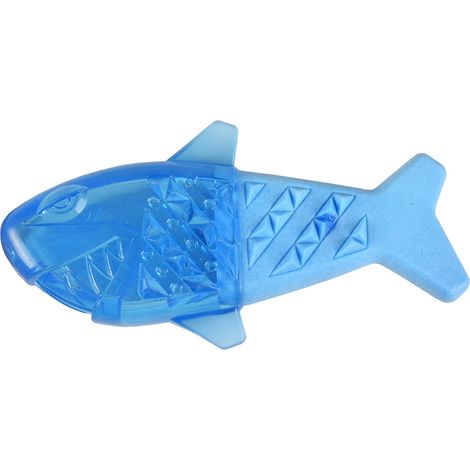 Jeu rafraîchissant Poisson bleu 18 cm pour Chien (1/5)