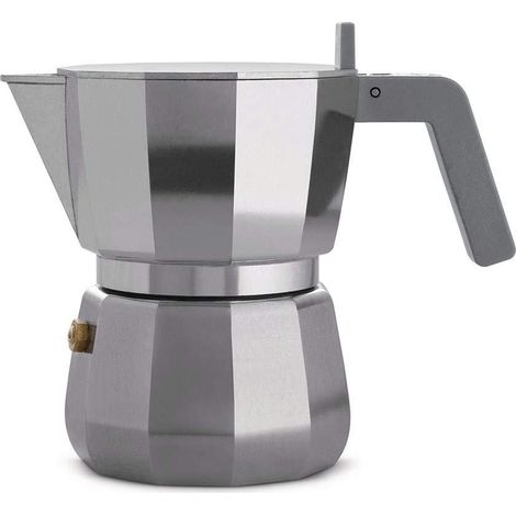 Alessi Moka Cafetera gris metálico 0.15 L