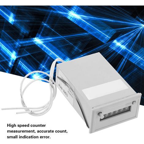 Compteur d'impulsions électromagnétiques à 6 chiffres CSK6-NKW (04 DC 12V) (1/5)