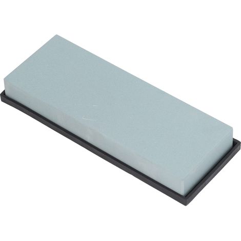 Pierre à aiguiser carbure de silicium vert 320 grains avec socle antidérapant, meule à affûter humide pour couteau de cuisine (1/5)