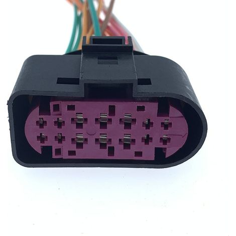 1J0973737 (Domestic Use) 1J0973837 Compatible with Volkswagen headlight socket DJ7141-1.5-3.5-11/21 -- Single Plug