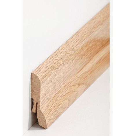 Fußleisten / Sockelleisten 'München' (MDF foliert / 722.601) - Eiche (1/2)
