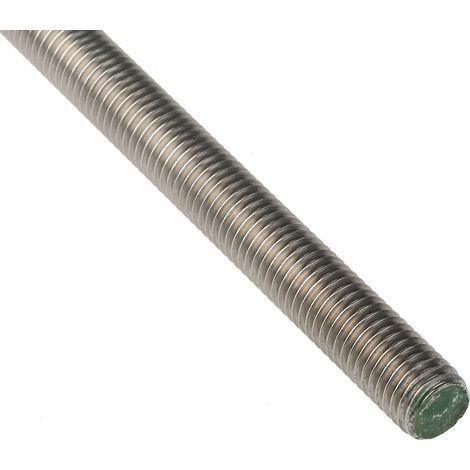 Tige filetée RS PRO Acier Inoxydable Brut, M12 x 1m ( Prix pour Paquet de 5 )