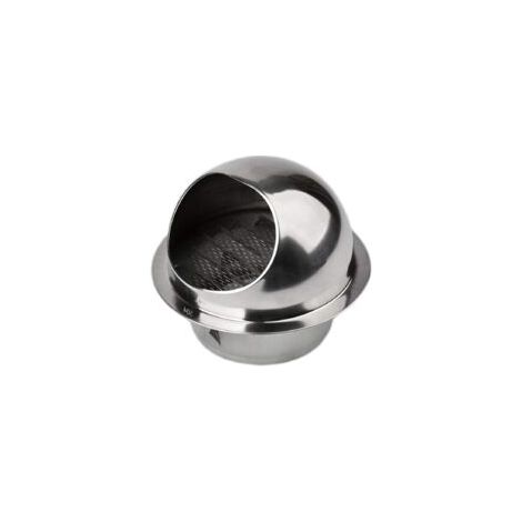 – Griglia di ventilazione rotonda da 100 mm – Acciaio inox 304 – Anti-insetti – Design emisferico antivento – Facile installazione – Crezuo