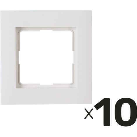Cadre de recouvrement KOPP Athenis, blanc pur, 1 unité, 10 pièces