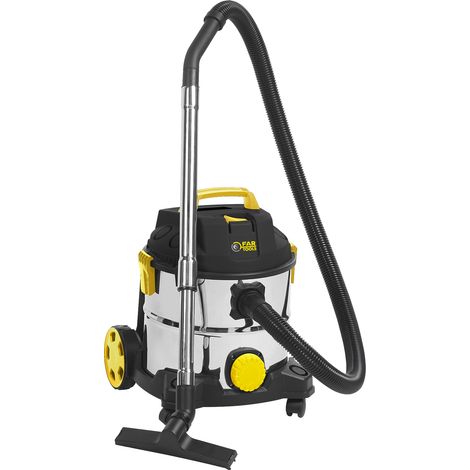 Fartools – Aspirateur professionnel 1400W cuve inox 20L – Dépression 18Kpa – Volume d'air 209 m3/h – Fonction souffleur – Accessoires inclus (1/10)