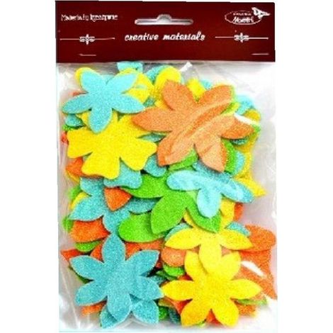 Fleurs à paillettes 60 pièces