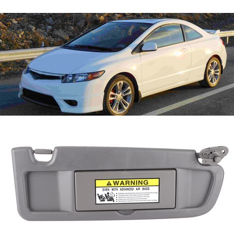 Die rechte Sonnenblende passt für dunkelgraue Honda Civic 2006-2008. (1/5)