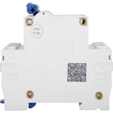 Qiilu mini disjoncteur DZ47-63 AC 400V 6/10/16 / 20A 3 pôles disjoncteur miniature disjoncteur de sécurité MCB DZ47-63 (16A) (1/4)