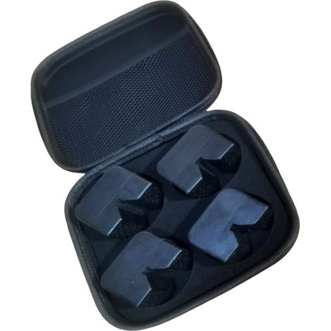 Lot de 4 adaptateurs de support de levage de voiture en caoutchouc robuste pour levage de voiture (1/5)