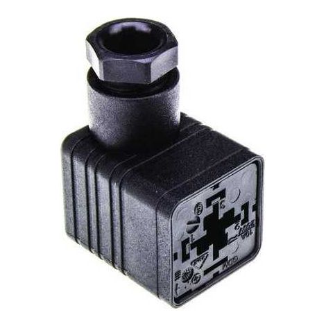 Connettore elettrovalvola GDM3009 nero