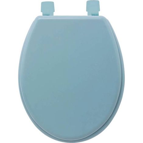Abattant WC en bois laqué COLORAMA - 5five Simply Smart - Bleu clair (1/5)